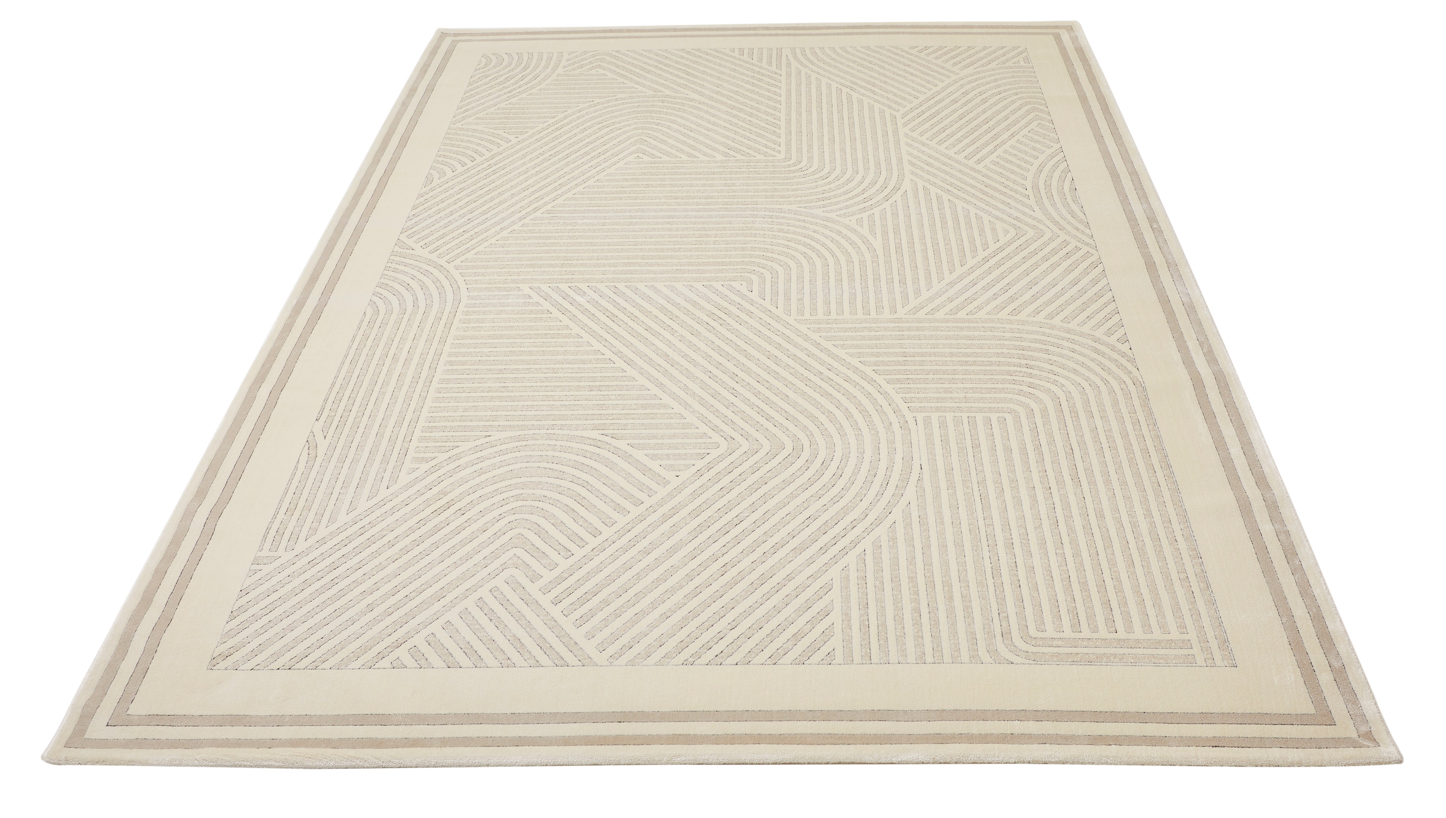 Concept Looms Lugano LUG05 Light Grey/Ivory Large Rectangle Rug